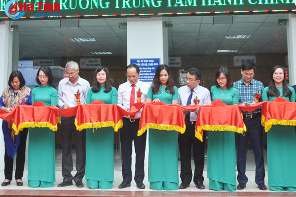 Trung tâm Hành chính công TP Hà Tĩnh chính thức hoạt động