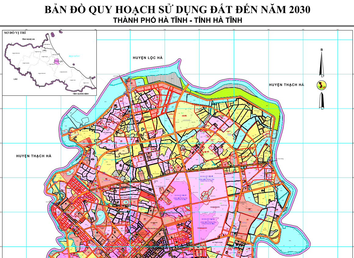 Về việc lấy ý kiến góp ý của nhân dân về “Lập quy hoạch sử dụng đất giai  đoạn 2021-2030 thành phố Hà Tĩnh”