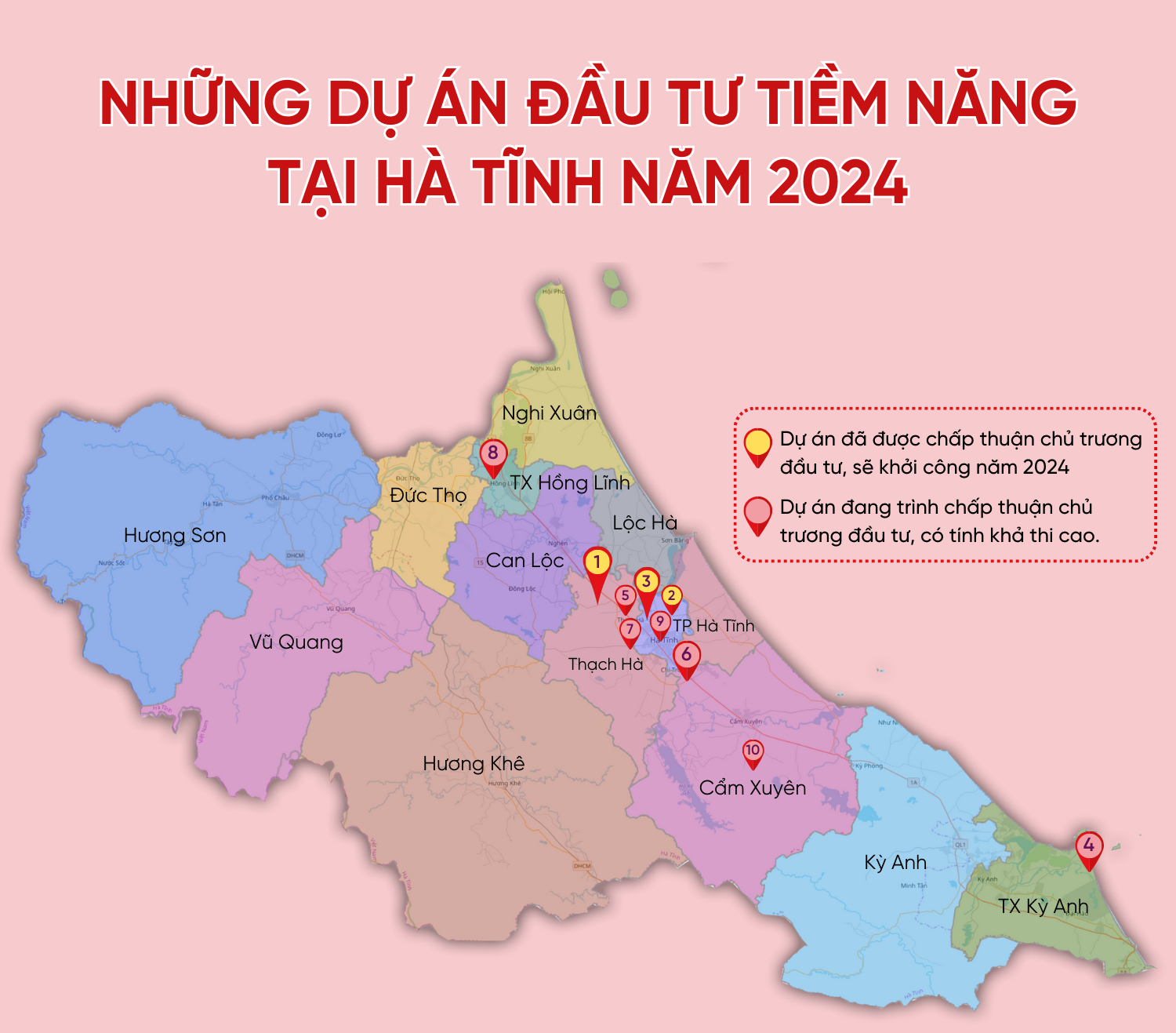 Những dự án đầu tư tiềm năng tại Hà Tĩnh năm 2024