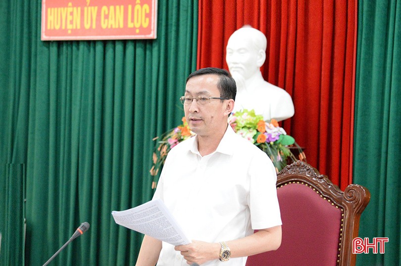 Tập trung nguồn lực, chỉ đạo quyết liệt để xây dựng NTM nâng cao tại Can Lộc