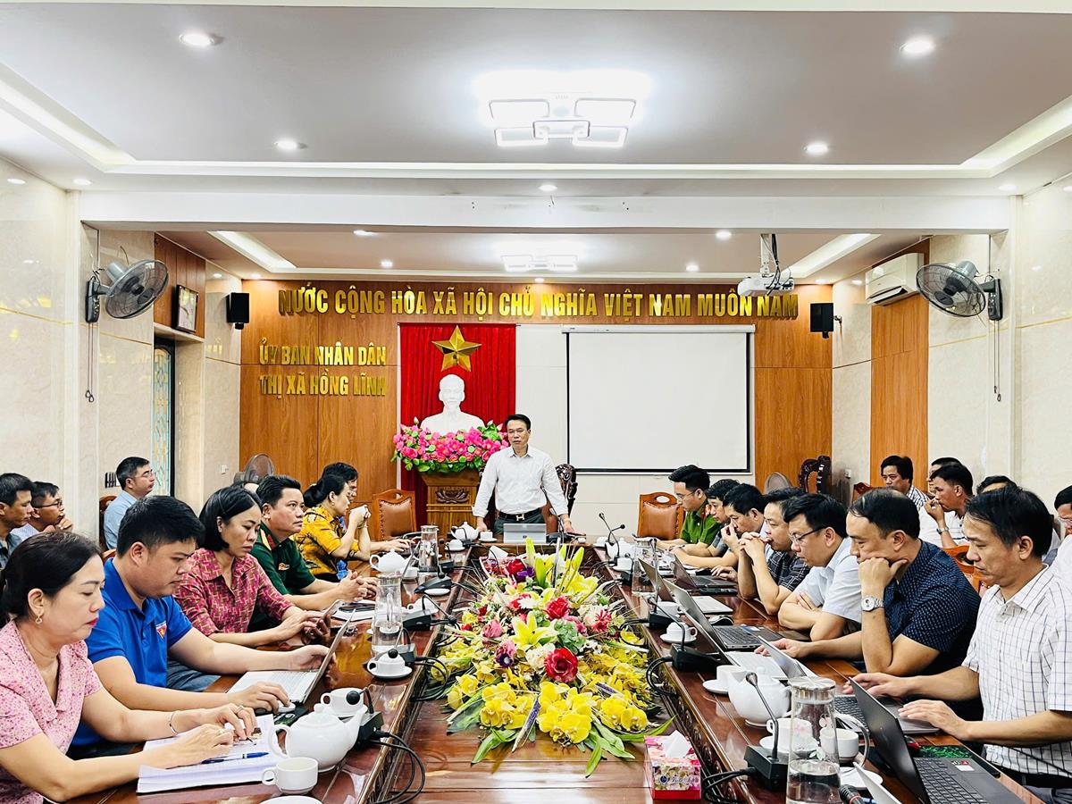 Thị xã Hồng Lĩnh: Chủ động triển khai công tác phòng ngừa, ứng phó với thiên tai trên địa bàn