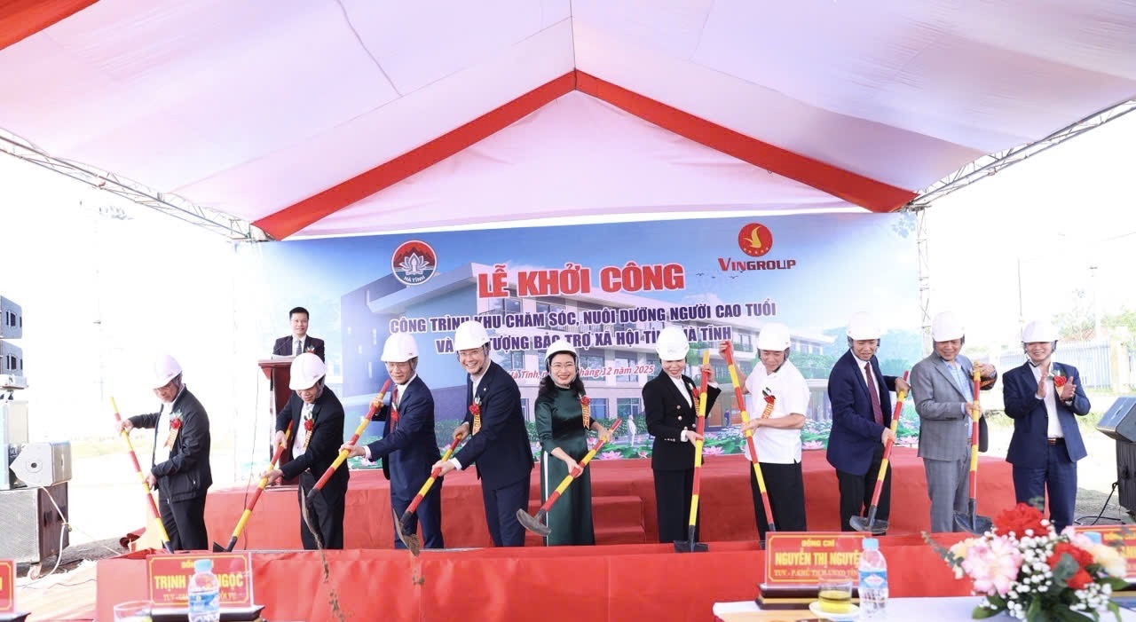 Hà Tĩnh: Khởi công khu chăm sóc, nuôi dưỡng người cao tuổi và đối tượng bảo trợ xã hội
