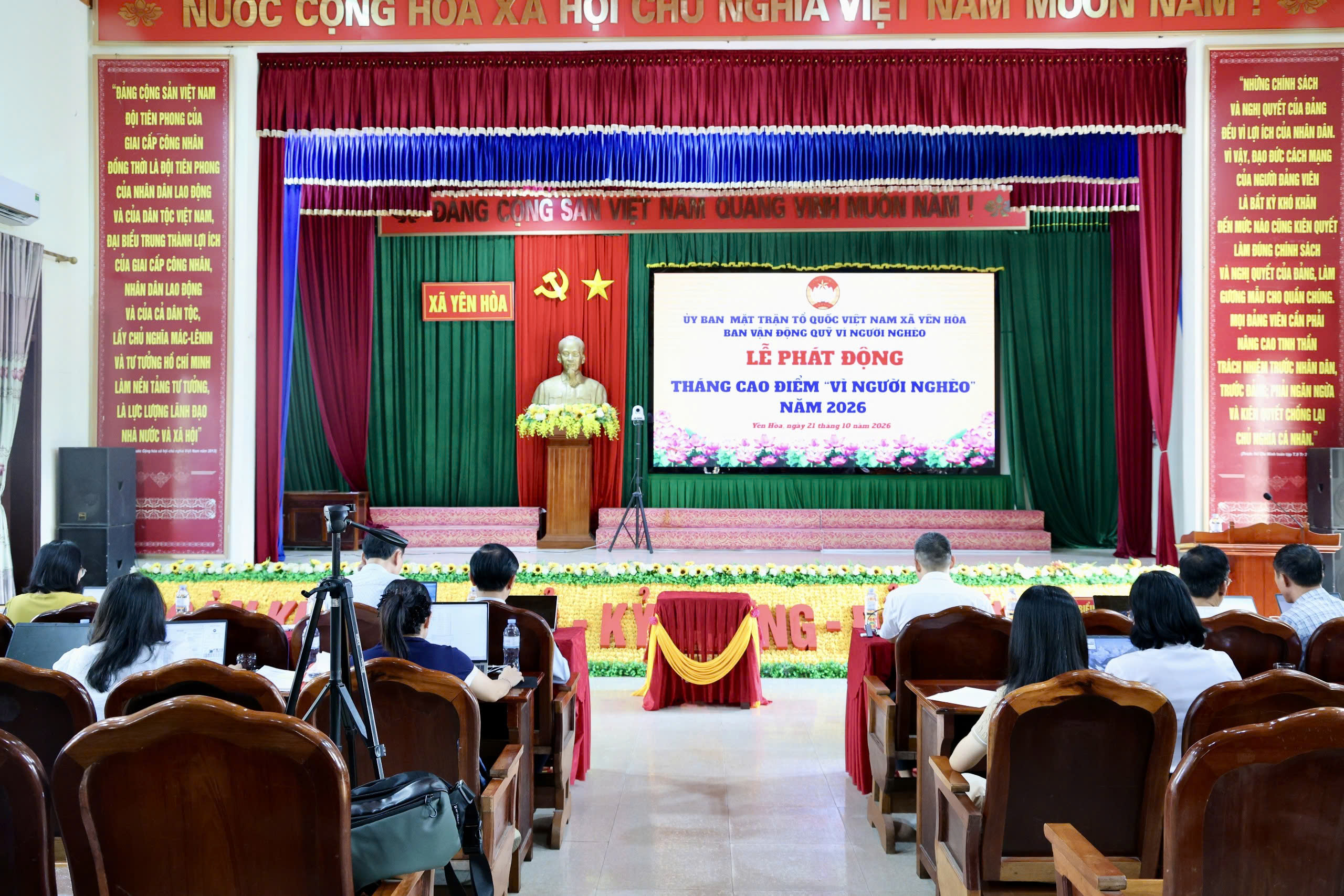 Xã Yên Hòa phát động Tháng cao điểm “Vì người nghèo” năm 2026 