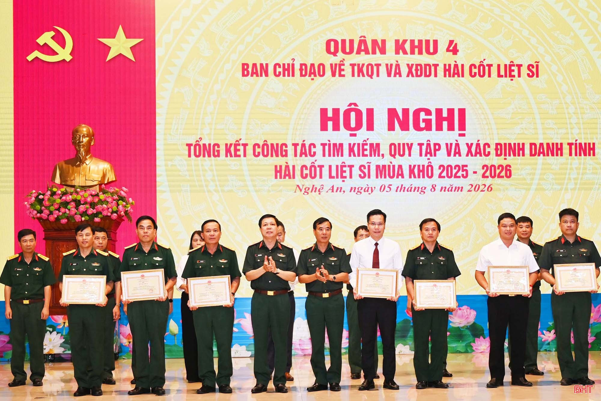 Quân khu 4 tổng kết nhiệm vụ quy tập hài cốt liệt sĩ mùa khô 2025 – 2026 