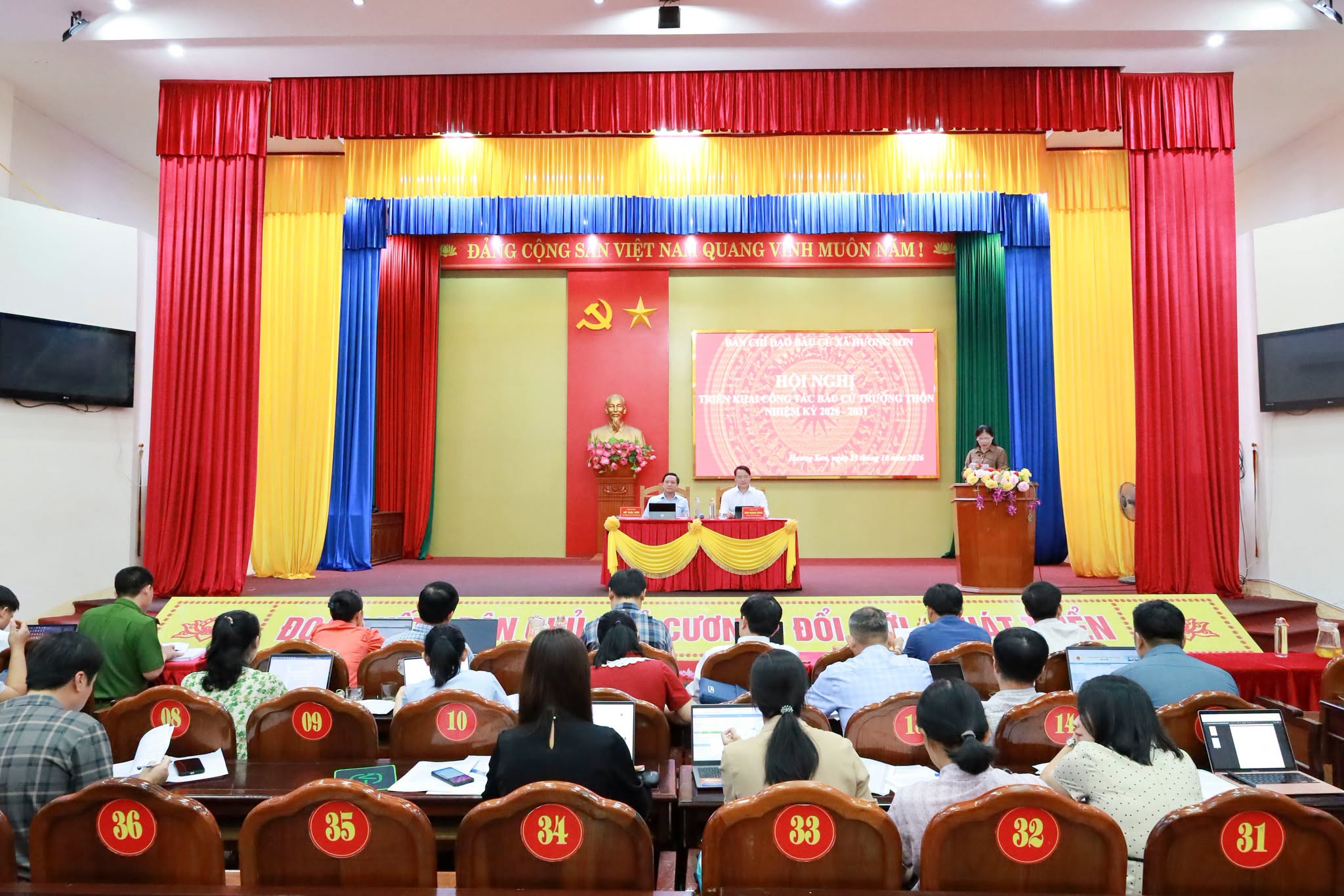 Xã Hương Sơn tập trung chuẩn bị bầu cử trưởng thôn nhiệm kỳ 2026–2031 