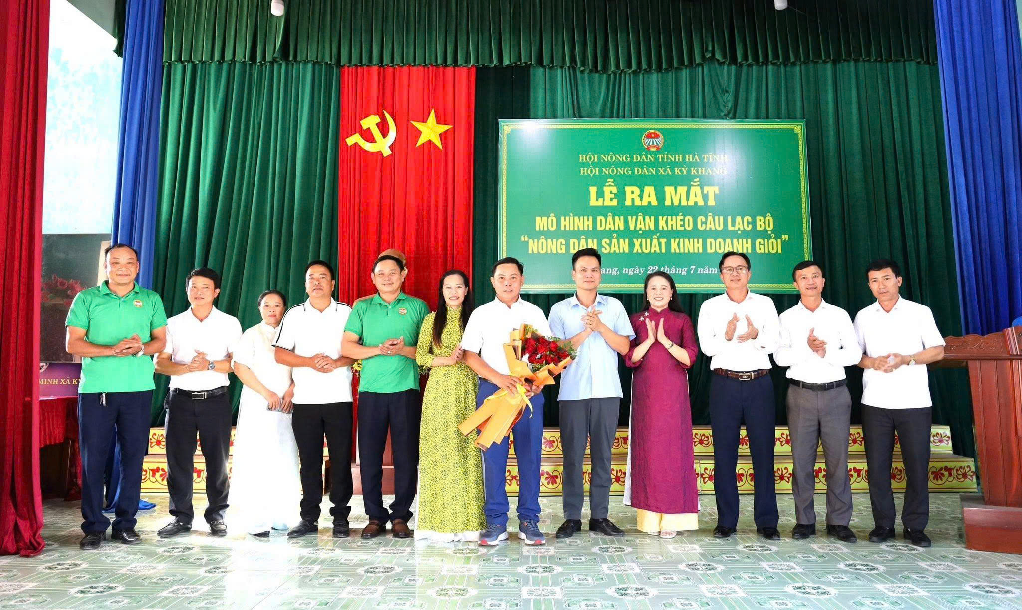 Kỳ Khang ra mắt mô hình Dân vận khéo Câu lạc bộ "Nông dân sản xuất, kinh doanh giỏi" 