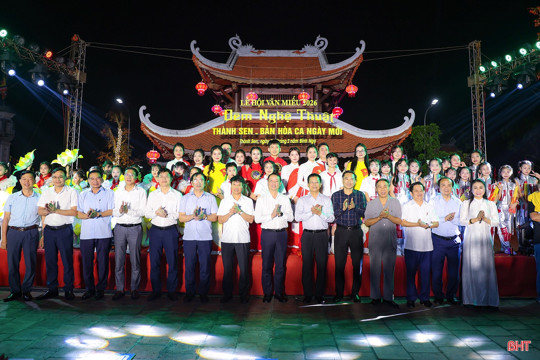 “Thành Sen - Bản hòa ca ngày mới” - sự hòa quyện của âm nhạc, thi ca và cảm xúc