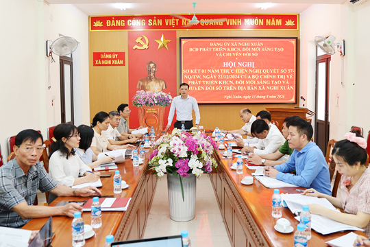 Nghi Xuân đẩy mạnh ứng dụng công nghệ số, nâng cao chất lượng phục vụ người dân
