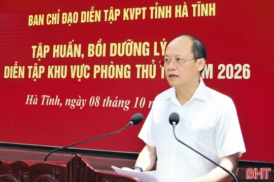 Nắm chắc nội dung, vận dụng sát thực tiễn trong diễn tập khu vực phòng thủ tỉnh Hà Tĩnh