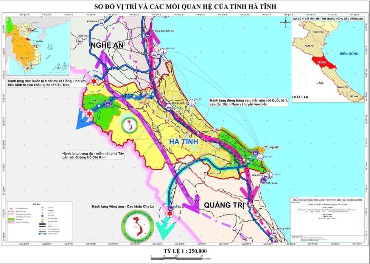 Hà Tĩnh điều chỉnh quy hoạch, định vị trung tâm công nghiệp, năng lượng, logistics Bắc Trung Bộ