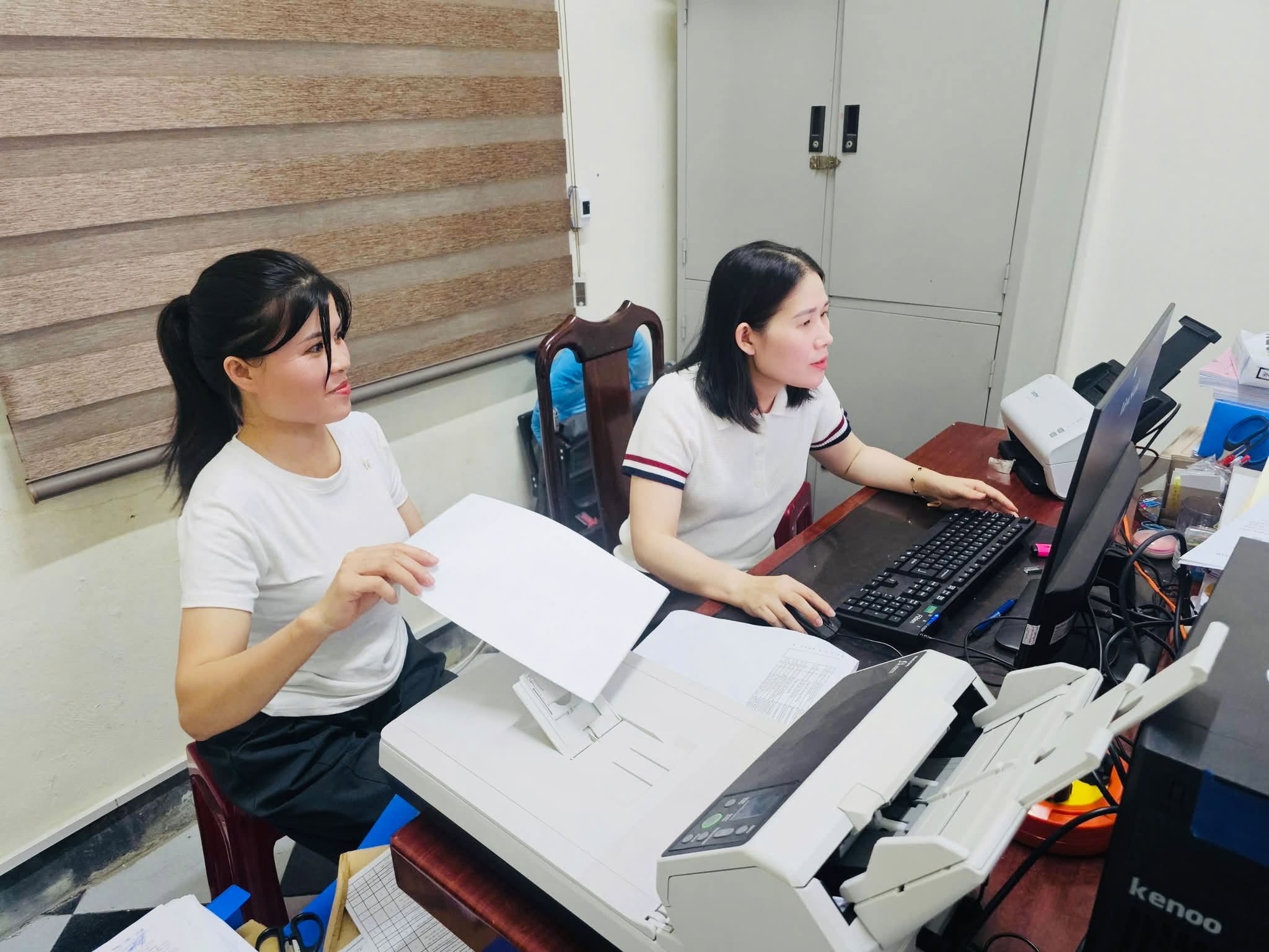 Phường Hoành Sơn đẩy nhanh số hóa hồ sơ đảng viên
