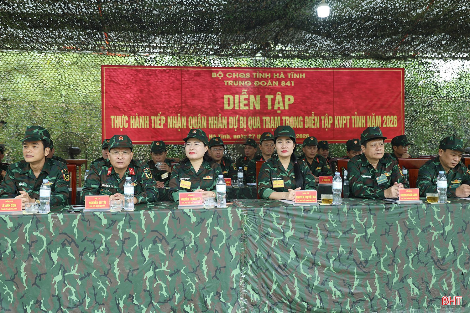 Đại biểu tham dự diễn tập. bqbht_br_a623a0171.jpg