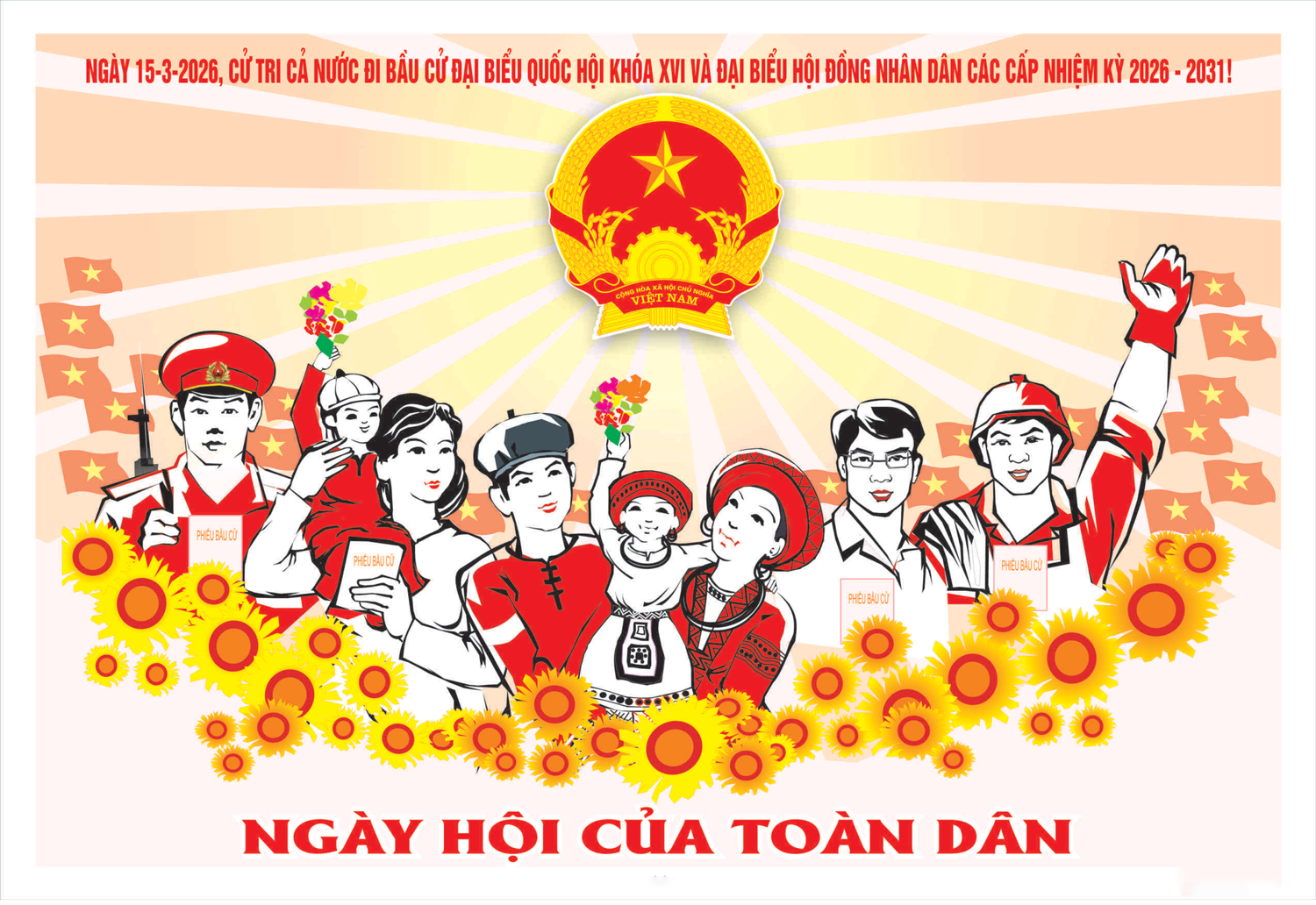 Hướng tới ngày hội lớn của toàn dân tộc – Ngày bầu cử đại biểu Quốc hội khóa XVI và đại biểu HĐND các cấp nhiệm kỳ 2026 – 2031