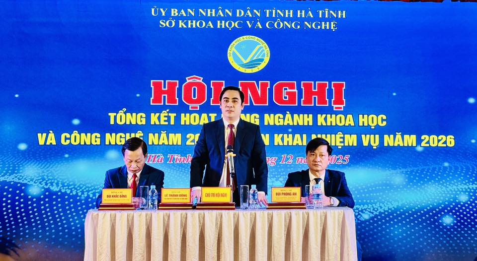 Hà Tĩnh phát huy vai trò khoa học, công nghệ và chuyển đổi số trong phát triển năm 2026