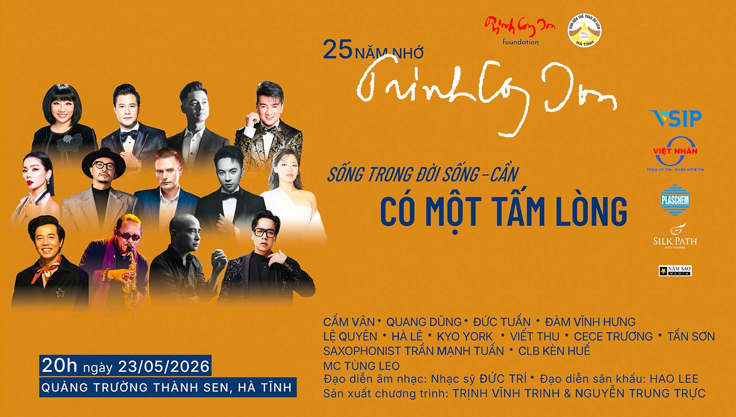 Nhiều ca sĩ nổi tiếng sẽ tham gia đêm nhạc tưởng nhớ nhạc sĩ Trịnh Công Sơn ở Hà Tĩnh 