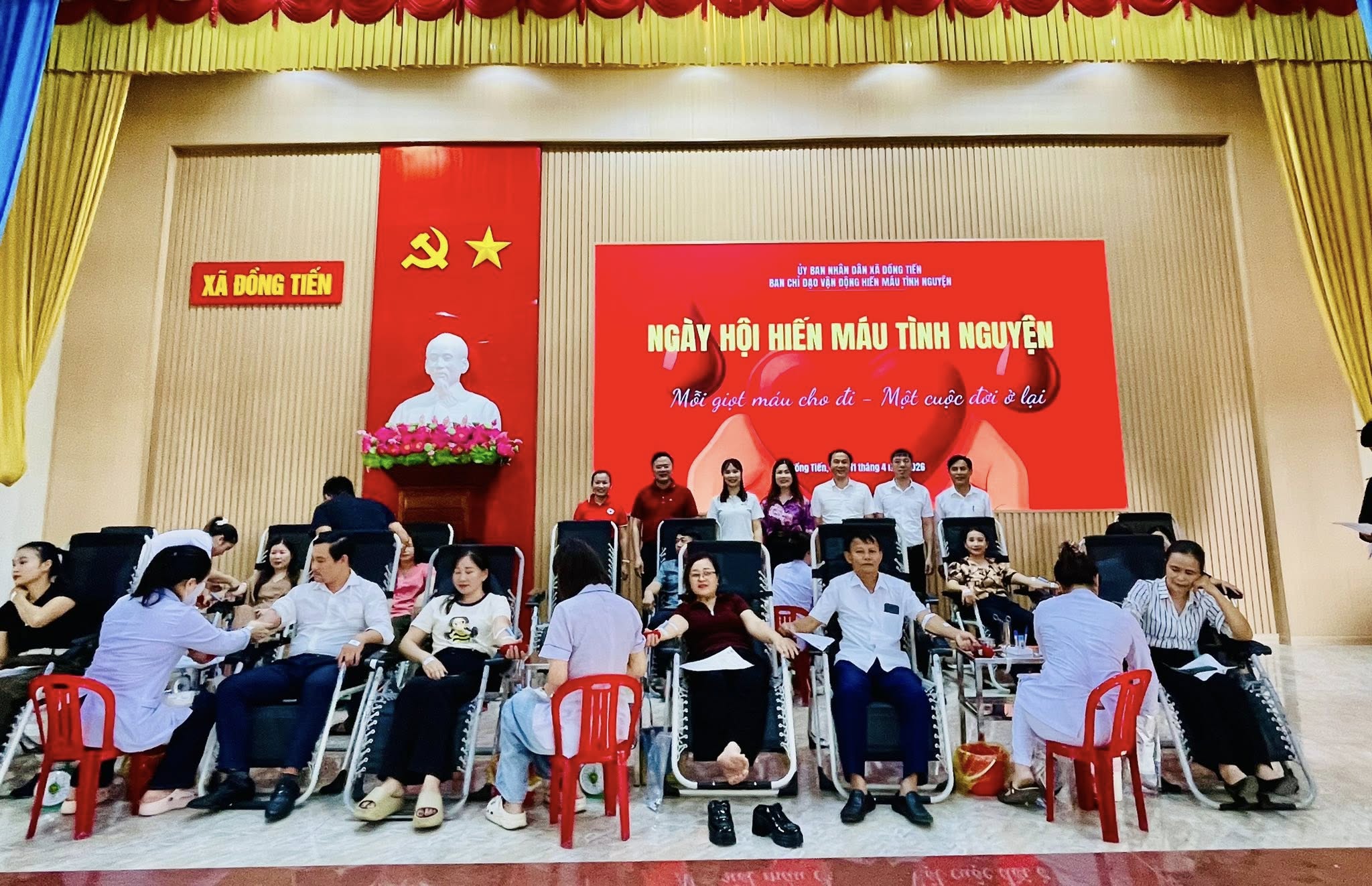 Đồng Tiến: Thu về 104 đơn vị máu từ "Ngày hội hiến máu tình nguyện" 