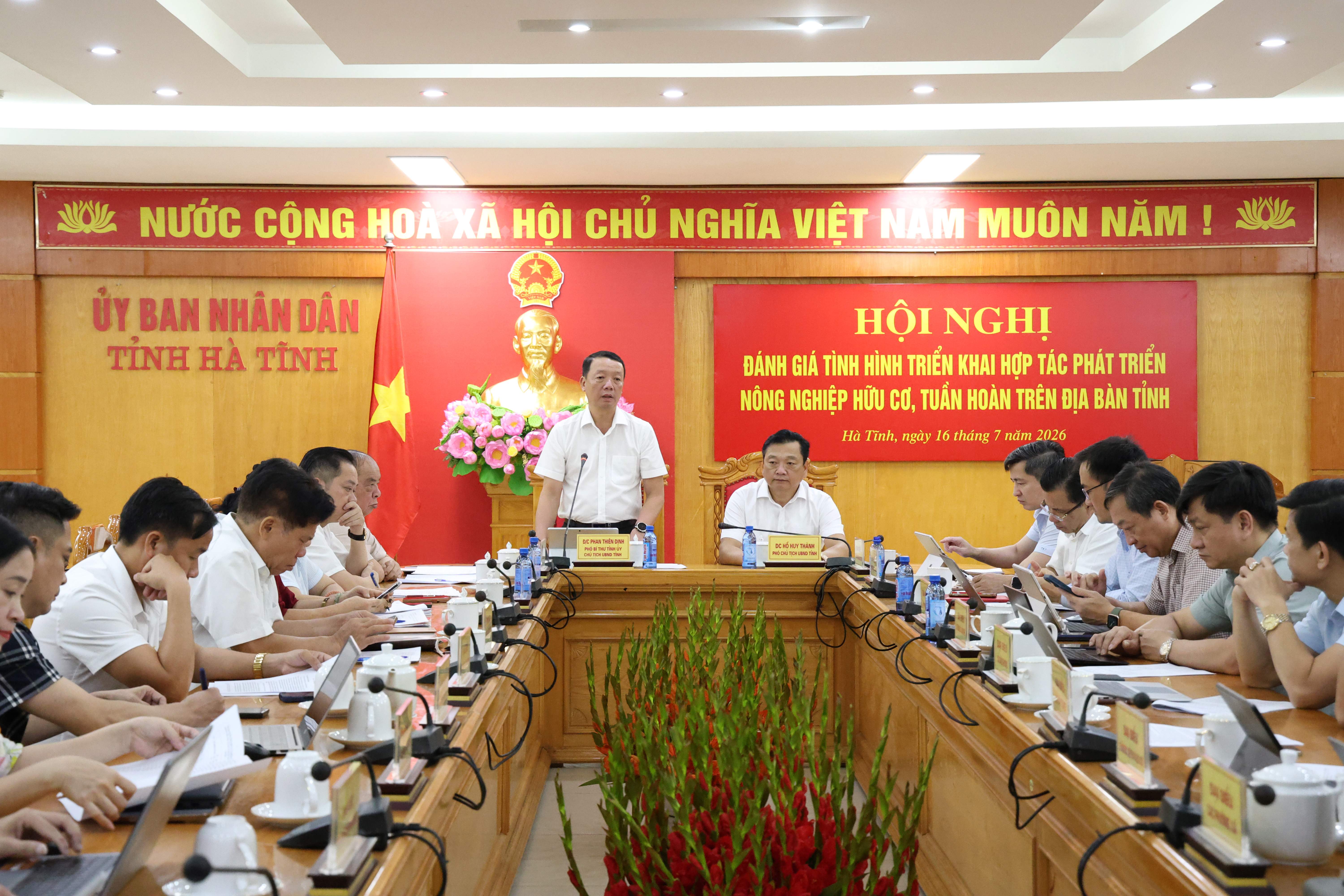 Thúc đẩy hợp tác phát triển nông nghiệp hữu cơ, tuần hoàn tại Hà Tĩnh