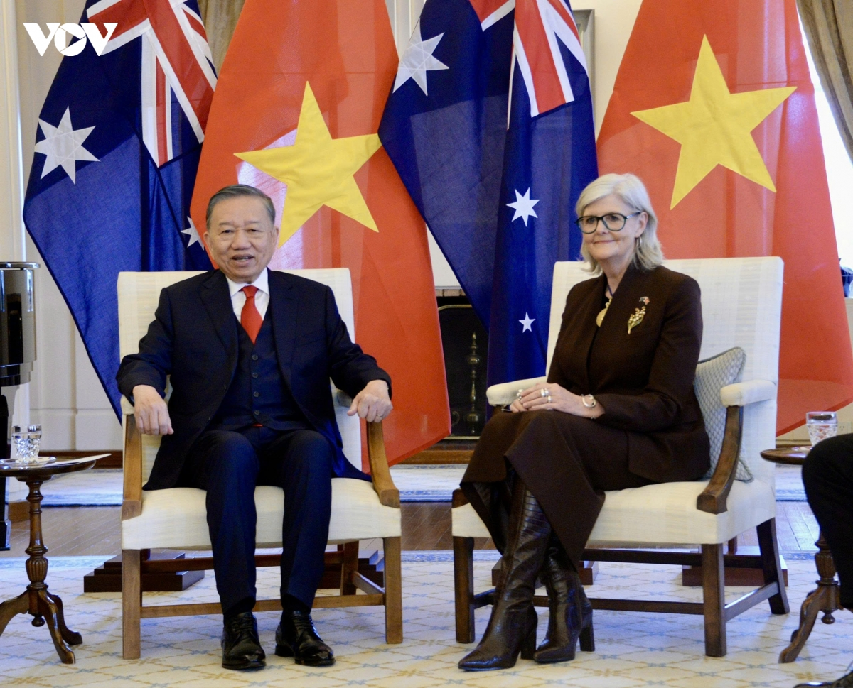Tổng Bí thư, Chủ tịch nước Tô Lâm hội kiến Toàn quyền Australia