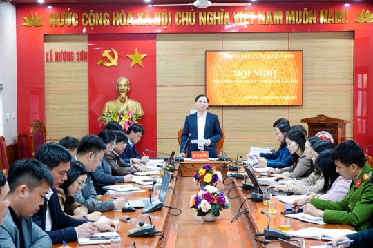 Ủy ban bầu cử xã Hương Sơn tập trung hoàn thiện các bước chuẩn bị cho ngày bầu cử