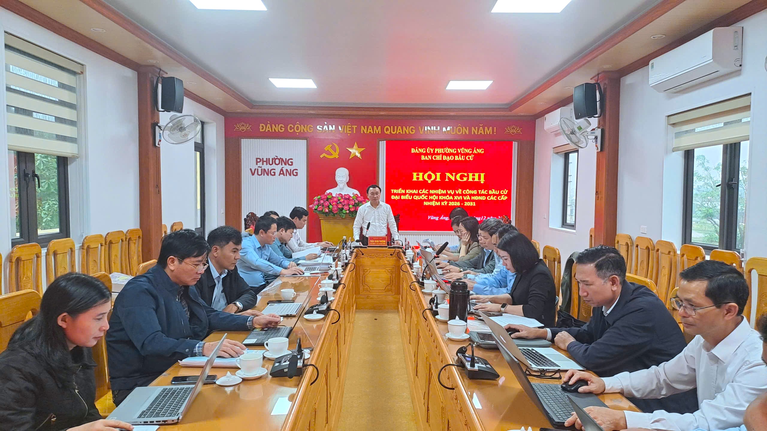 Phường Vũng Áng triển khai công tác bầu cử đại biểu Quốc hội, HĐND các cấp nhiệm kỳ 2026 – 2031