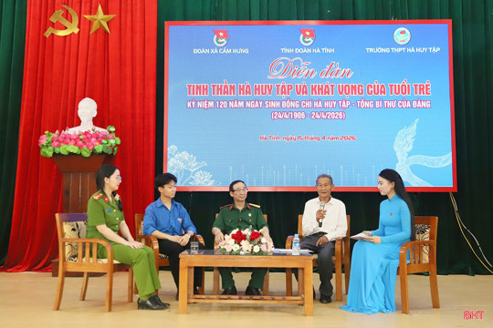 Phát huy "tinh thần Hà Huy Tập và khát vọng của tuổi trẻ" trong thời đại mới