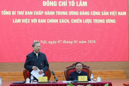 Tổng Bí thư: Xây dựng Nghị quyết phải có tầm nhìn xa, bảo đảm tính khả thi và tính hành động cao
