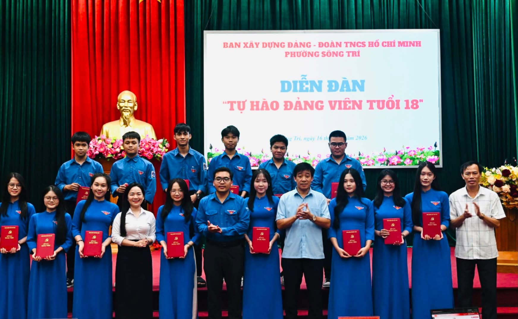 Phường Sông Trí tổ chức Diễn đàn “Tự hào Đảng viên tuổi 18”