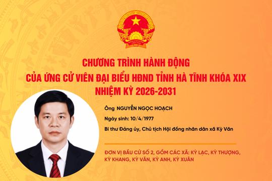 Chương trình hành động của ứng cử viên đại biểu Quốc hội khóa XVI và Đại biểu Hội đồng nhân dân tỉnh khóa XIX