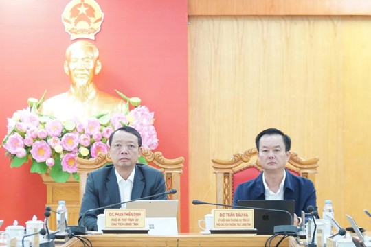 Hà Tĩnh tham dự Phiên họp Chính phủ thường kỳ tháng 2/2026