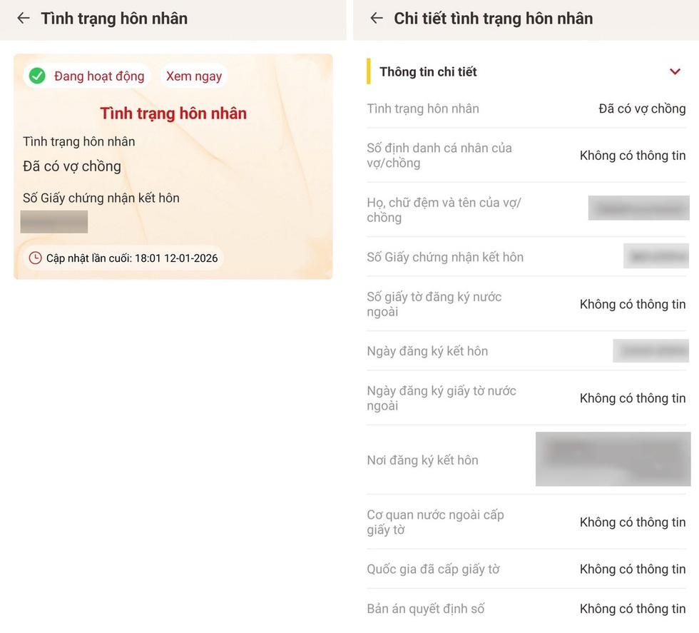 Hướng dẫn cách xác thực tình trạng hôn nhân bằng ứng dụng VNeID - 5