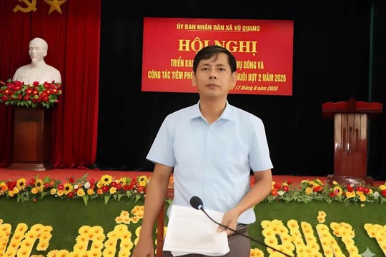 Xã Vũ Quang chủ động sản xuất vụ Đông, tăng cường phòng dịch cho đàn vật nuôi