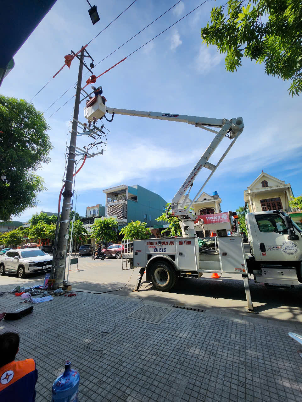 Đóng điện tuyến cáp ngầm 22kV, nâng cao độ tin cậy cung cấp điện vùng lõi Hà Tĩnh