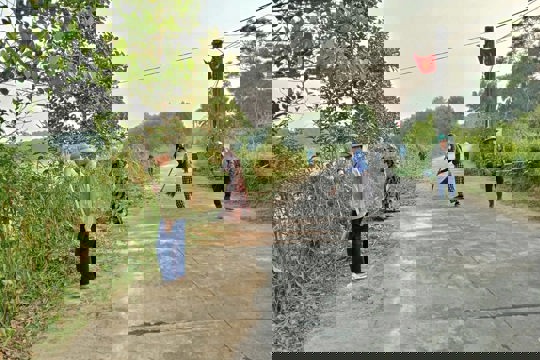 Xã Vũ Quang ra quân cao điểm xây dựng nông thôn mới