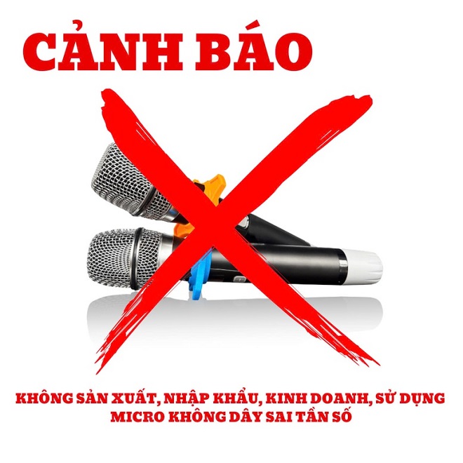 Cảnh báo sử dụng micro không dây sai quy định: Nguy cơ gây nhiễu và bị xử phạt