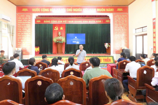 Xã Sơn Kim 2 tập huấn chuyển đổi số và bảo vệ bí mật nhà nước