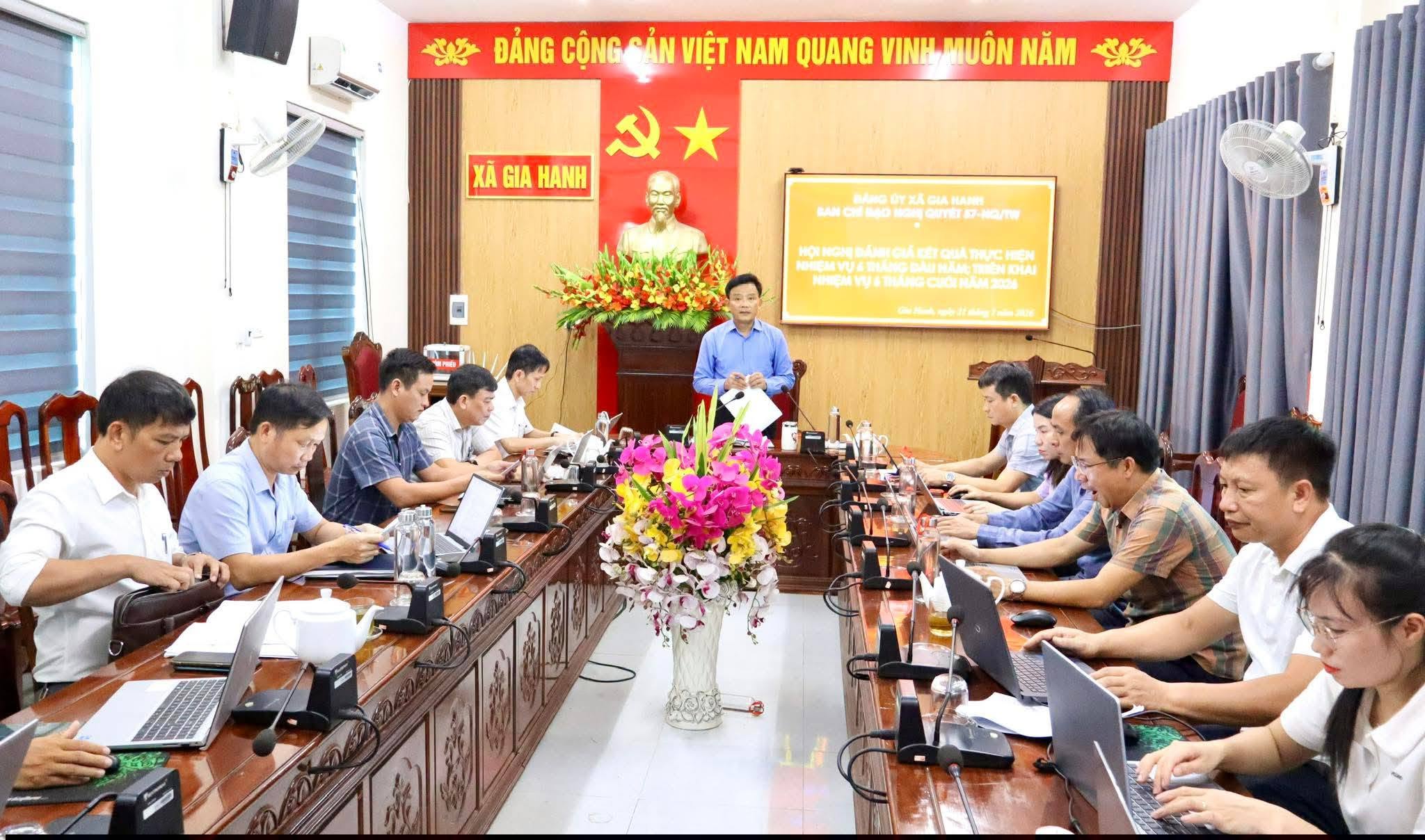Xã Gia Hanh tạo chuyển biến trong thực hiện Nghị quyết 57