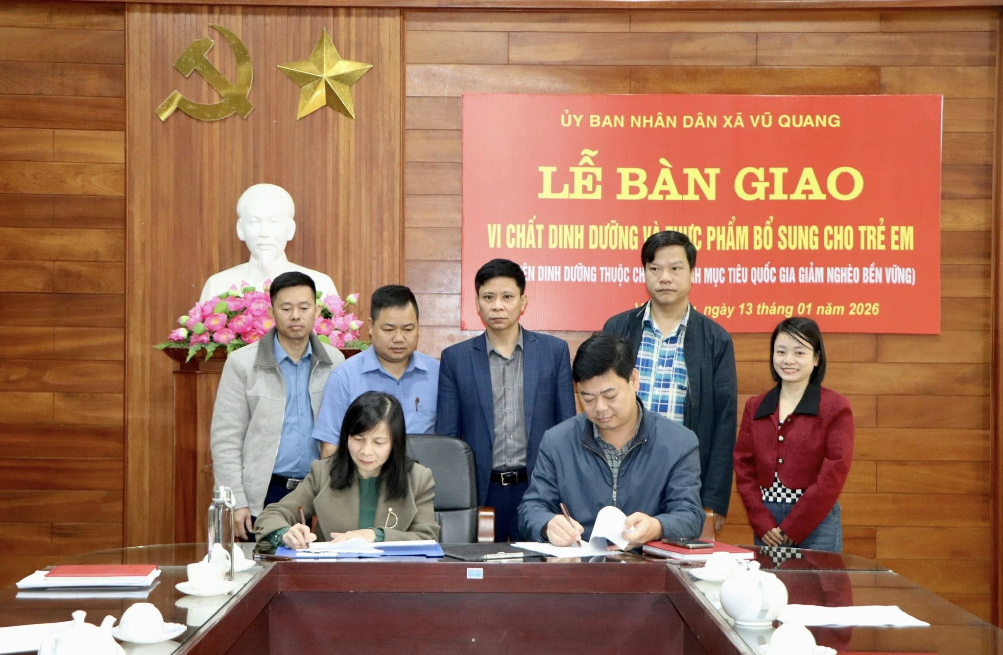 Vũ Quang triển khai chương trình hỗ trợ vi chất dinh dưỡng cho trẻ em thuộc hộ nghèo