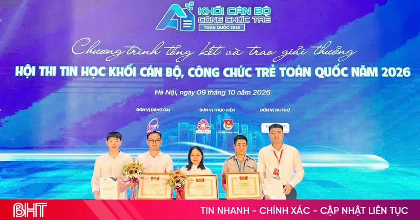 Hà Tĩnh có 4 thí sinh đạt giải tại Hội thi Tin học khối cán bộ, công chức trẻ toàn quốc