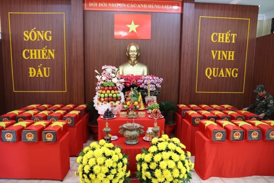 Tiếp tục phát hiện nhiều hài cốt liệt sĩ, di vật ở Công viên Lê Thị Riêng