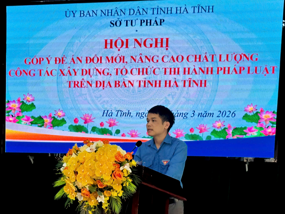 Sở Tư pháp Hà Tĩnh tổ chức hội nghị góp ý Đề án đổi mới, nâng cao chất lượng công tác xây dựng và tổ chức thi hành pháp luật