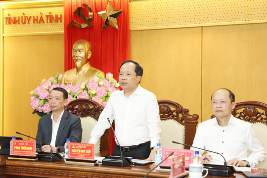 Ban Chấp hành Đảng bộ tỉnh cho ý kiến về Đề án mở rộng Khu kinh tế Vũng Áng