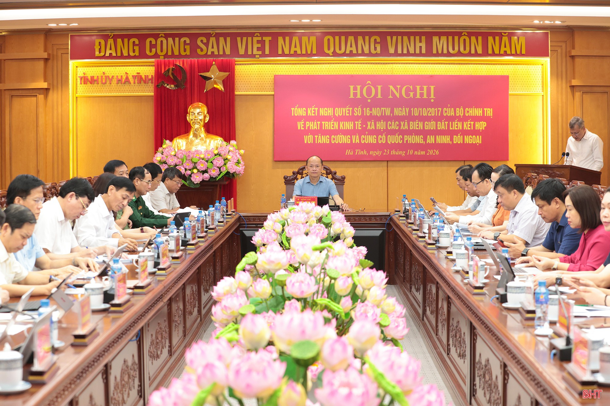 Toàn cảnh hội nghị. bqbht_br_tong-ket-nghi-quyet-bct-3b.jpg