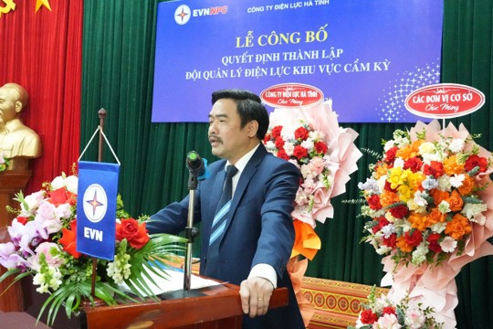 Công ty Điện lực Hà Tĩnh thành lập Đội Quản lý điện lực khu vực Cẩm Kỳ