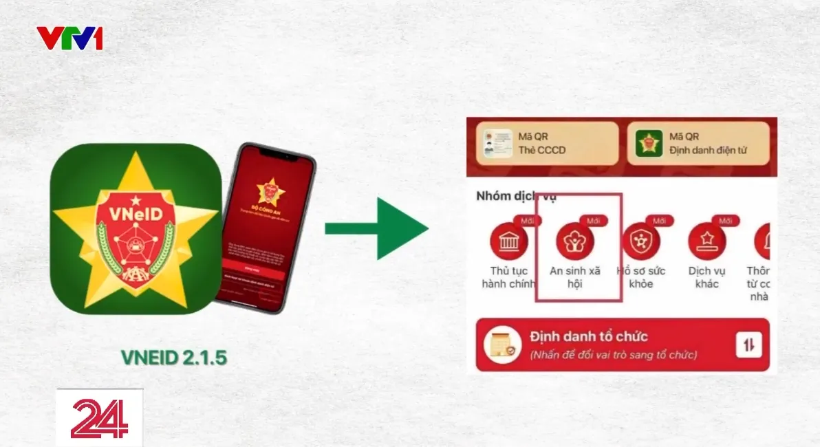 Cách đăng ký tài khoản an sinh xã hội trên ứng dụng VNeID