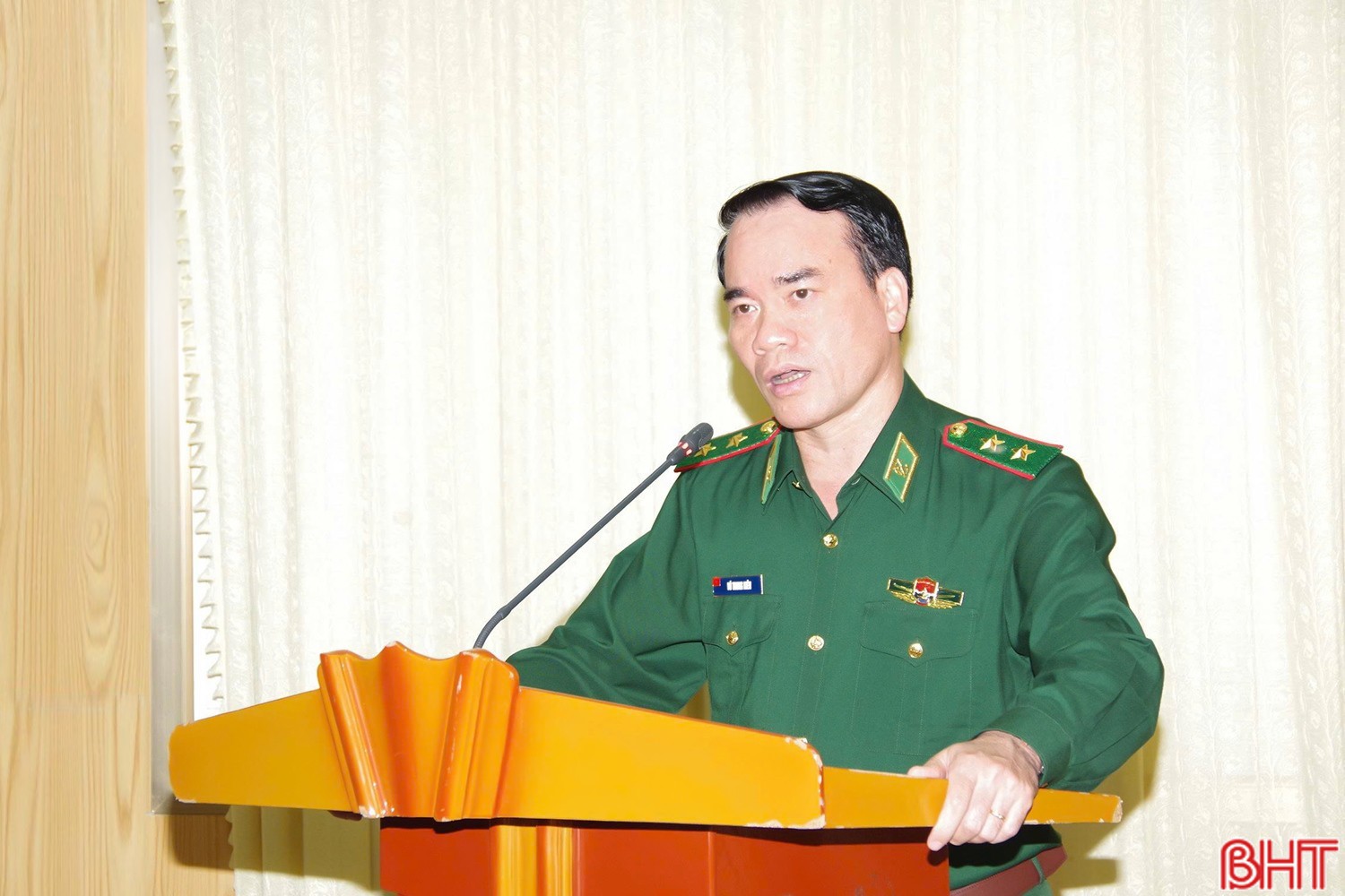 Trung tướng Vũ Trung Kiên – Ủy viên Trung ương Đảng, Tư lệnh Bộ đội Biên phòng Việt Nam phát biểu chỉ đạo tại điểm cầu tỉnh Nghệ An. anh-5174.jpg