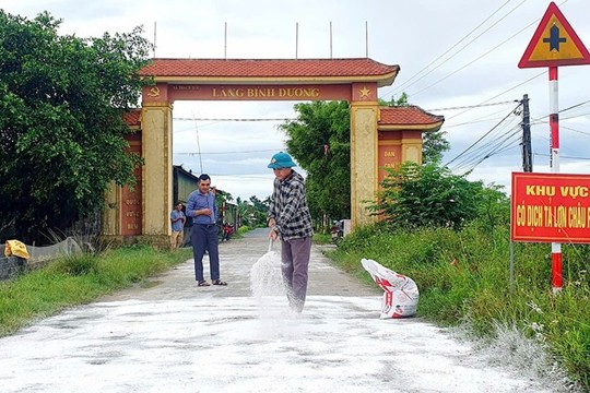 Hà Tĩnh tập trung tiêu hủy, khoanh vùng xử lý khi có bệnh Dịch tả lợn Châu Phi