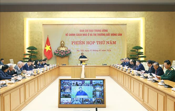 Phiên họp thứ 5 Ban Chỉ đạo Trung ương về chính sách nhà ở và thị trường bất động sản