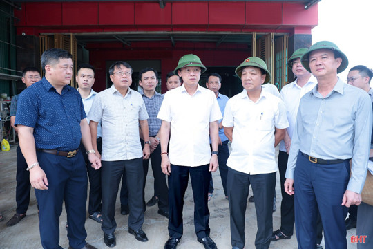 Tập trung tháo gỡ khó khăn, đảm bảo tiến độ Tiểu dự án Cải thiện cơ sở hạ tầng đô thị Hương Khê