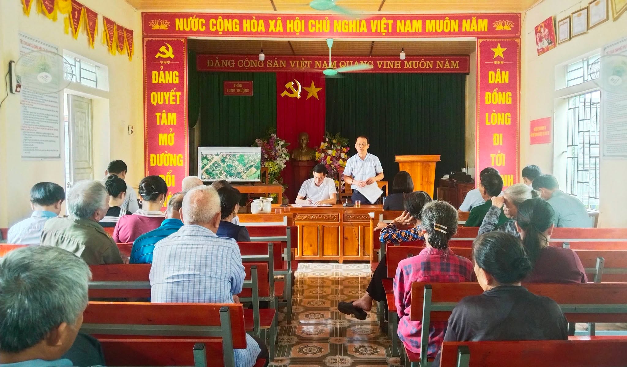 Xã Tứ Mỹ đẩy nhanh giải phóng mặt bằng Dự án Kè chống sạt lở bờ sông Ngàn Sâu