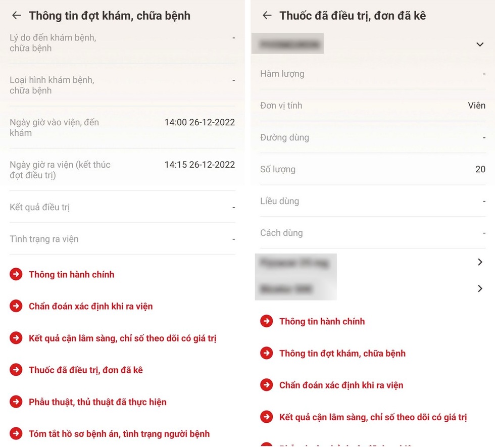 Tra cứu lịch sử khám bệnh và đơn thuốc đã được kê thông qua ứng dụng VNeID - 4